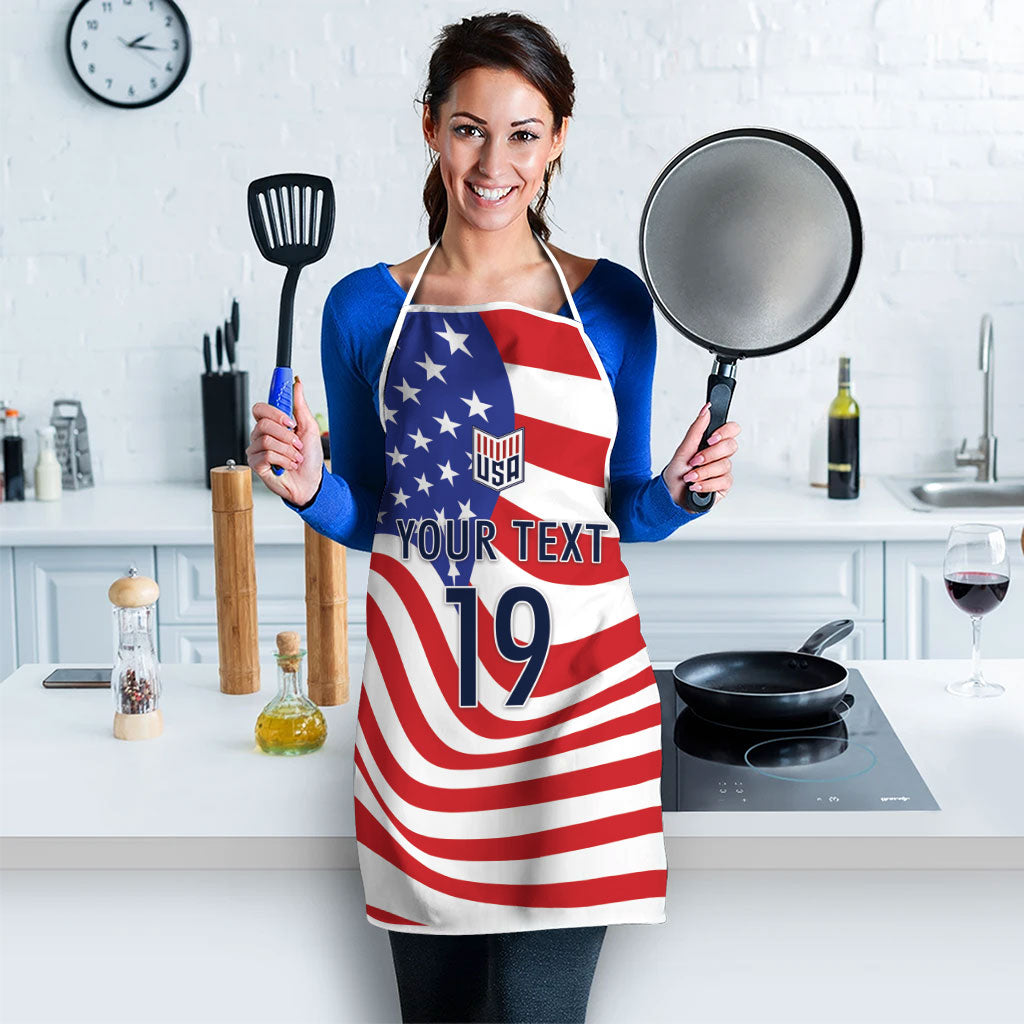 Custom United States Soccer Apron USA Stars and Stripes Style