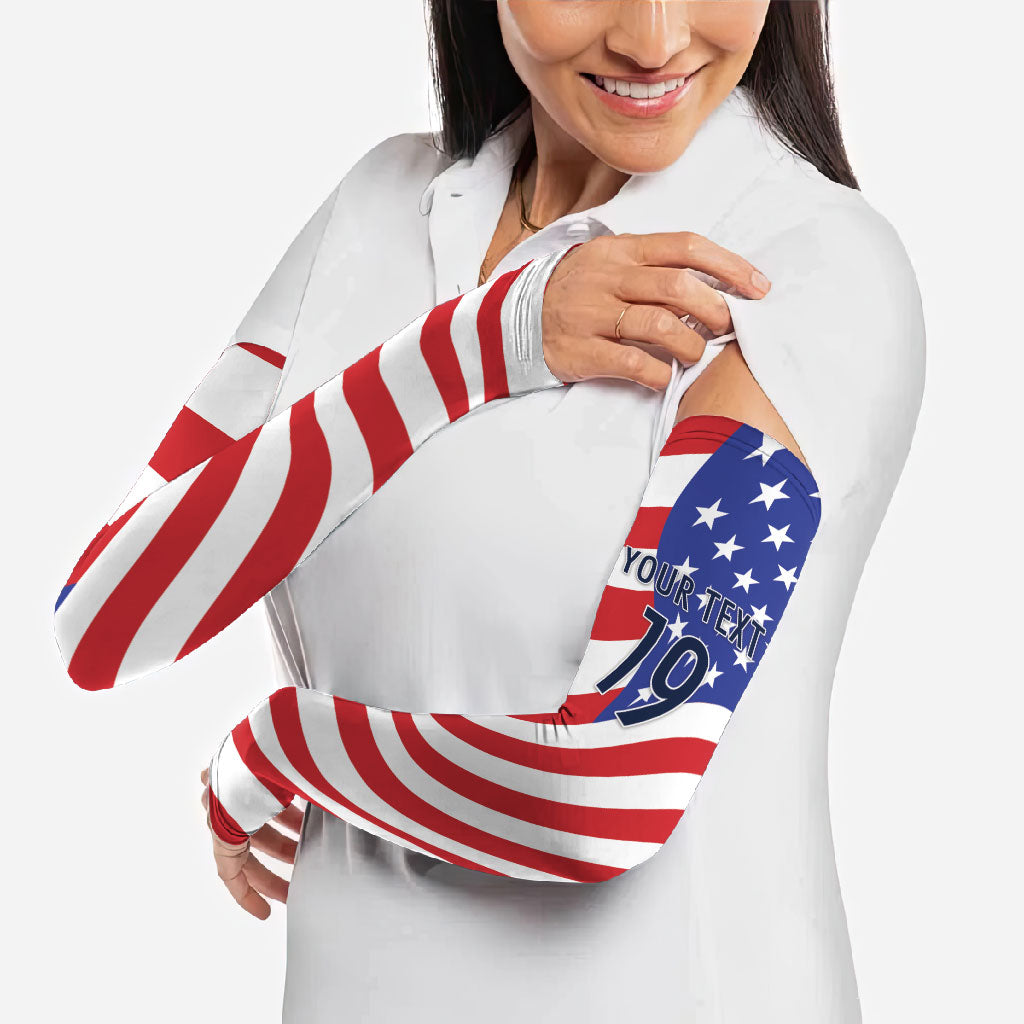 Custom United States Soccer Arm Sleeves USA Stars and Stripes Style