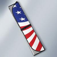 Custom United States Soccer Auto Sun Shade USA Stars and Stripes Style