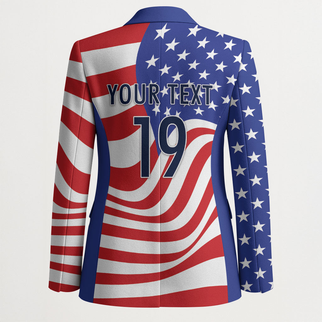 Custom United States Soccer Blazer USA Stars and Stripes Style