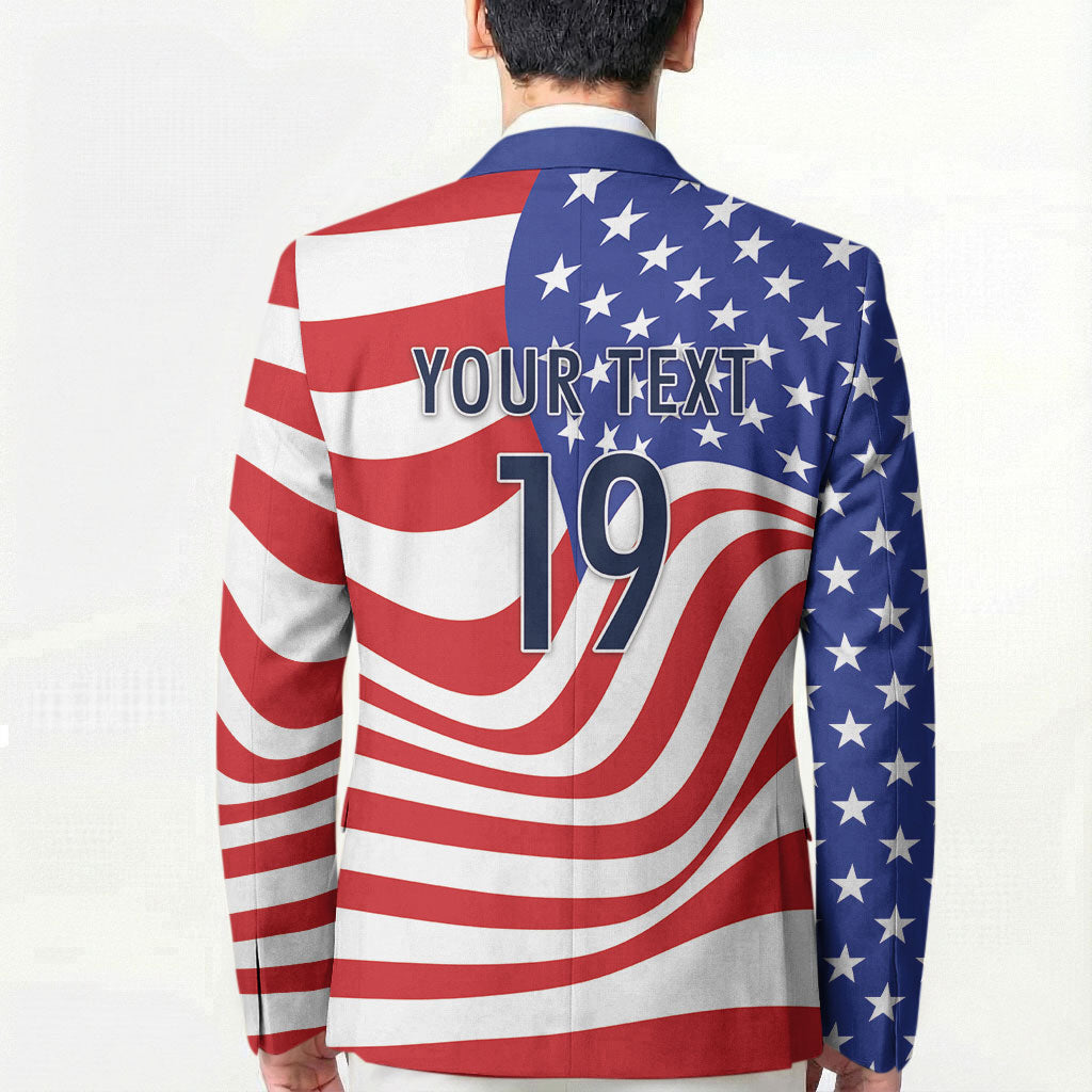 Custom United States Soccer Blazer USA Stars and Stripes Style