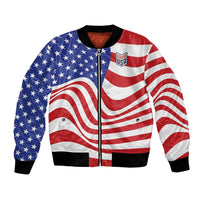 Custom United States Soccer Bomber Jacket USA Stars and Stripes Style