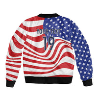 Custom United States Soccer Bomber Jacket USA Stars and Stripes Style