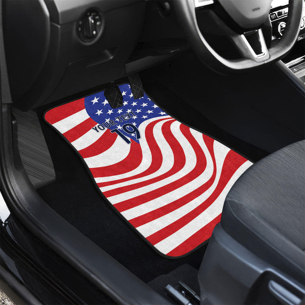 Custom United States Soccer Car Mats USA Stars and Stripes Style