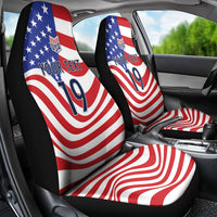 Custom United States Soccer Car Seat Cover USA Stars and Stripes Style