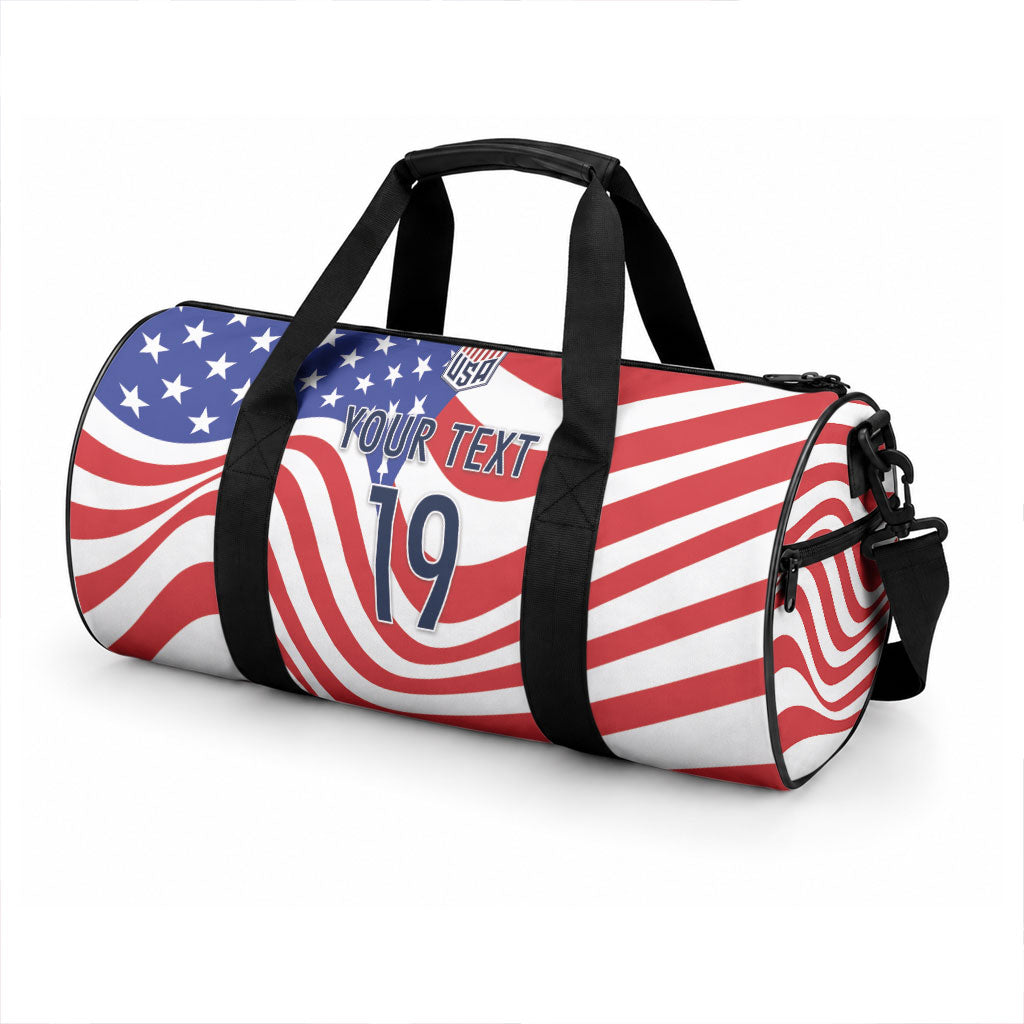 Custom United States Soccer Duffle Bag USA Stars and Stripes Style
