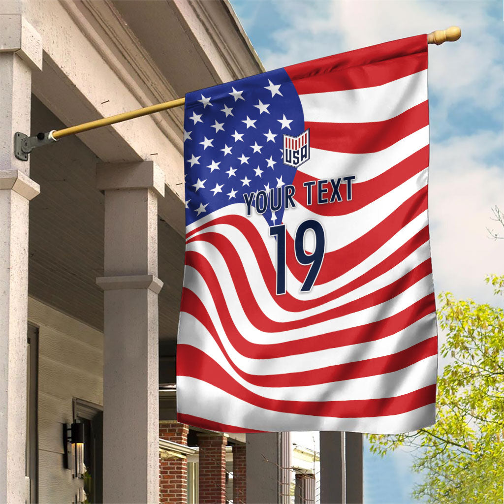 Custom United States Soccer Garden Flag USA Stars and Stripes Style