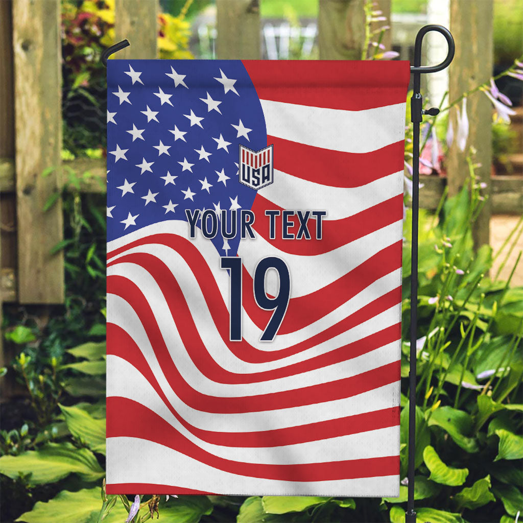 Custom United States Soccer Garden Flag USA Stars and Stripes Style