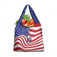 Custom United States Soccer Grocery Bag USA Stars and Stripes Style