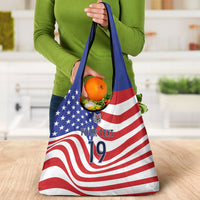 Custom United States Soccer Grocery Bag USA Stars and Stripes Style