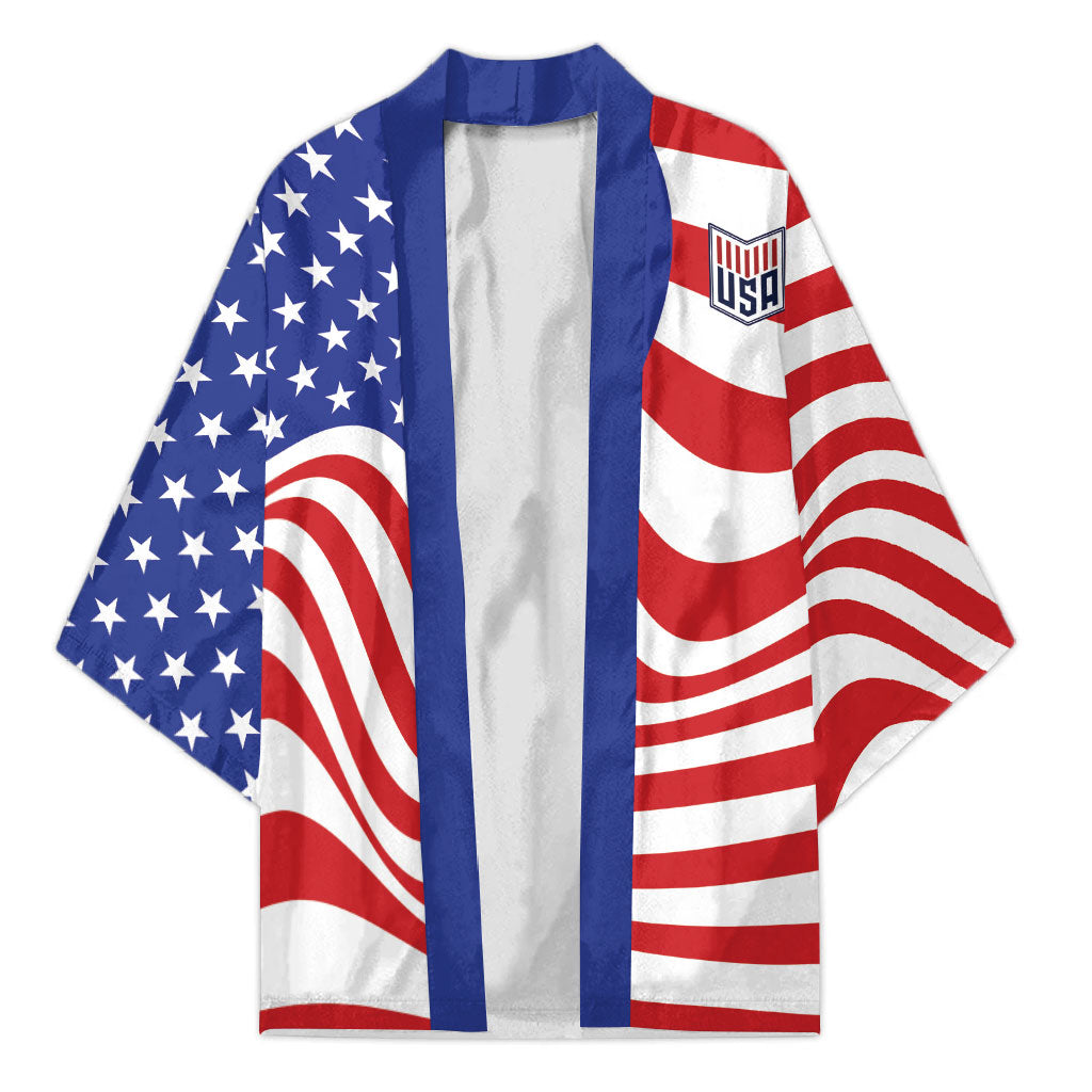 Custom United States Soccer Kimono USA Stars and Stripes Style