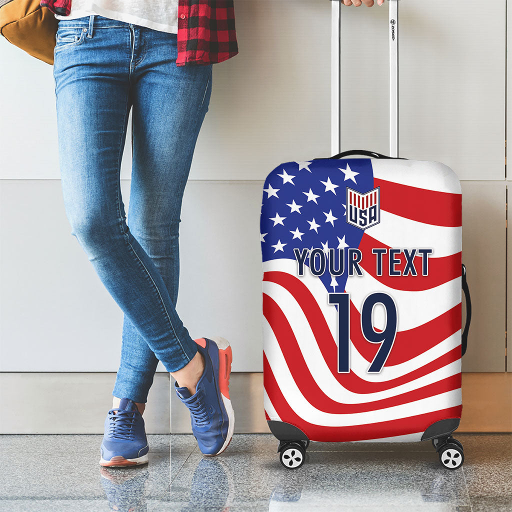 Custom United States Soccer Luggage Cover USA Stars and Stripes Style