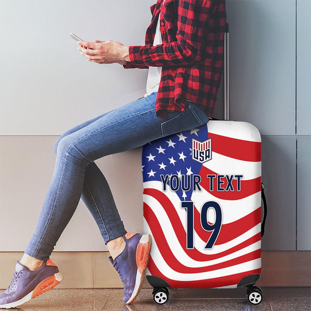 Custom United States Soccer Luggage Cover USA Stars and Stripes Style