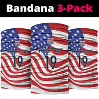 Custom United States Soccer Neck Gaiter USA Stars and Stripes Style
