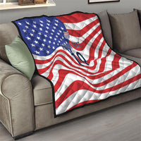 Custom United States Soccer Quilt USA Stars and Stripes Style
