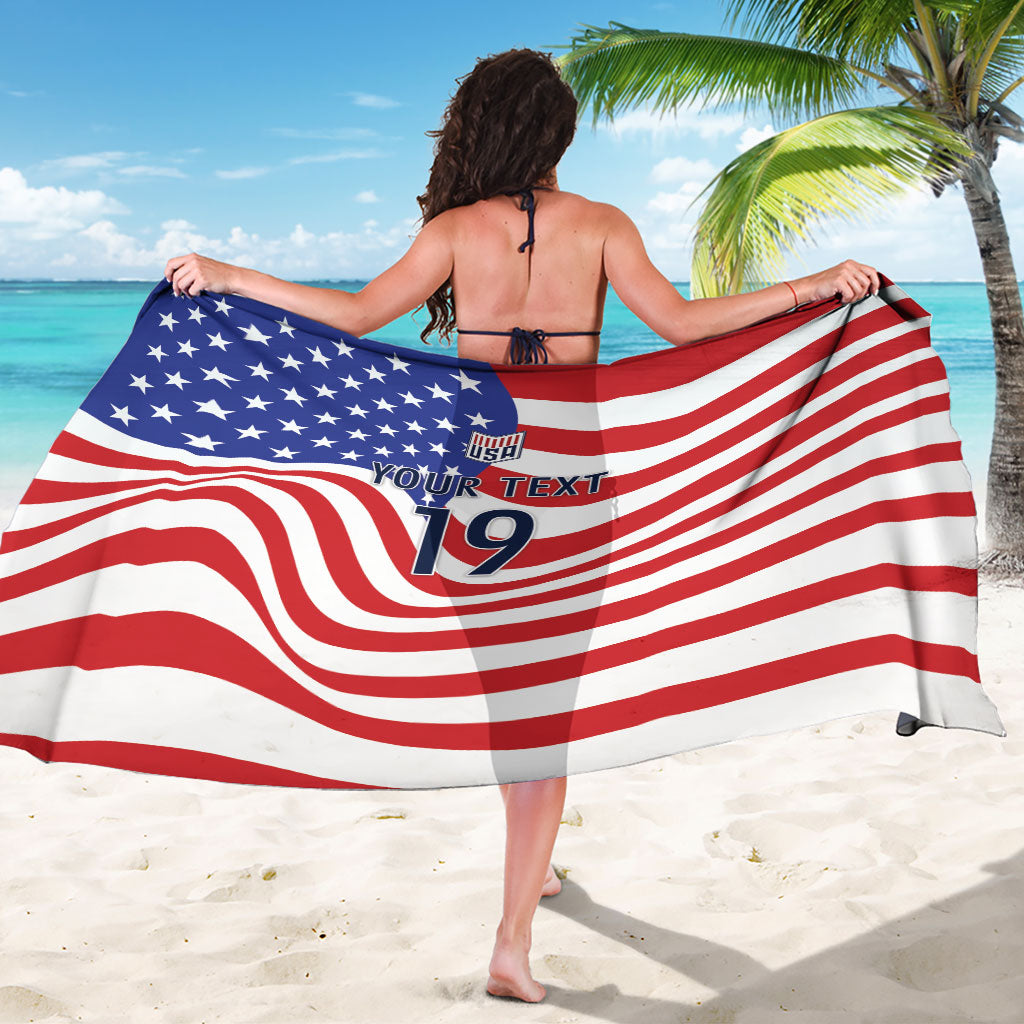 Custom United States Soccer Sarong USA Stars and Stripes Style