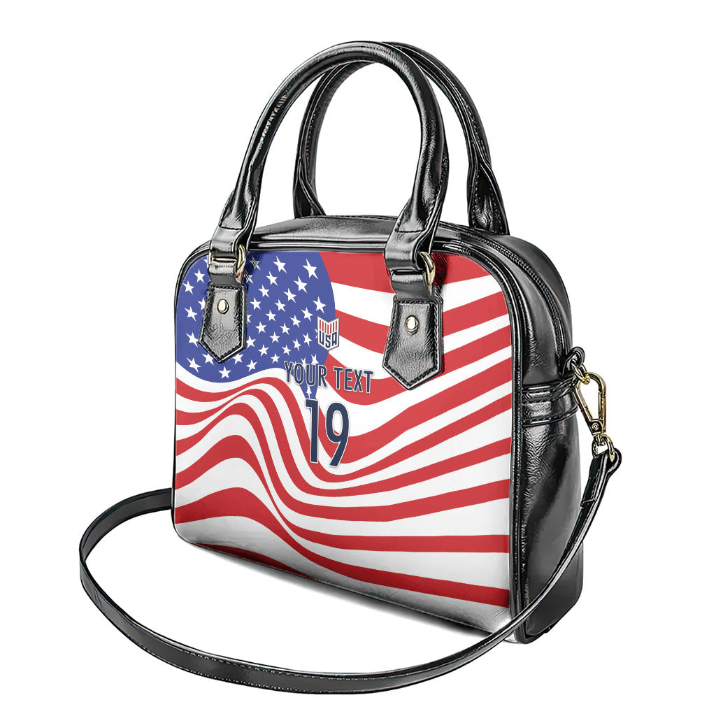Custom United States Soccer Shoulder Handbag USA Stars and Stripes Style