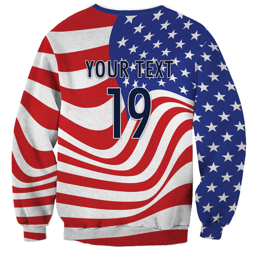 Custom United States Soccer Sweatshirt USA Stars and Stripes Style