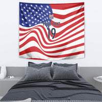 Custom United States Soccer Tapestry USA Stars and Stripes Style
