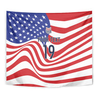 Custom United States Soccer Tapestry USA Stars and Stripes Style
