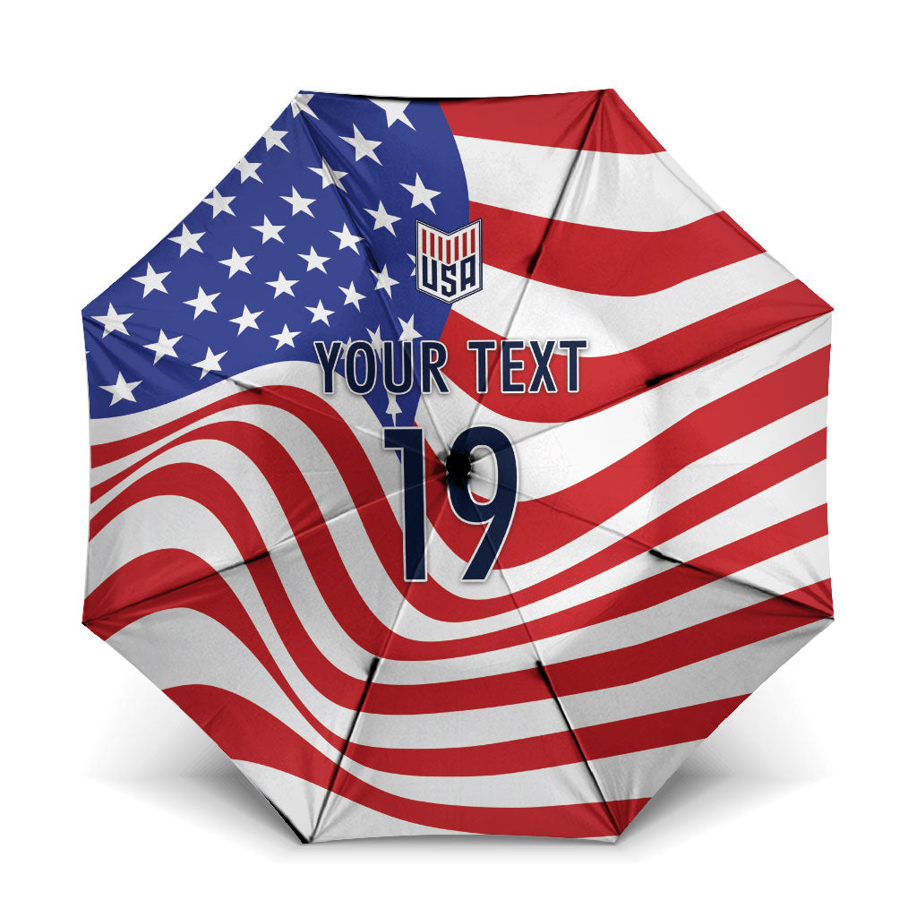 Custom United States Soccer Umbrella USA Stars and Stripes Style