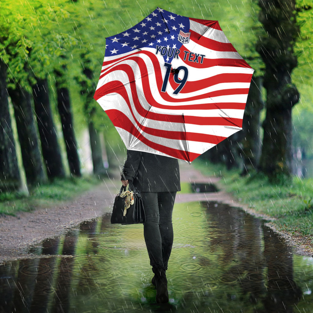 Custom United States Soccer Umbrella USA Stars and Stripes Style