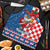Funny Croatia Ugly Christmas Apron Checkerboard Flag Santa Zagreb Design - Wonder Print Shop