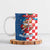 Funny Croatia Ugly Christmas Ceramic Mug Checkerboard Flag Santa Zagreb Design - Wonder Print Shop