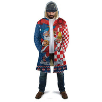 Funny Croatia Ugly Christmas Cloak Checkerboard Flag Santa Zagreb Design - Wonder Print Shop