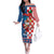 Funny Croatia Ugly Christmas Family Matching Off The Shoulder Long Sleeve Dress and Hawaiian Shirt Checkerboard Flag Santa Zagreb Design - Wonder Print Shop