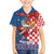Funny Croatia Ugly Christmas Family Matching Tank Maxi Dress and Hawaiian Shirt Checkerboard Flag Santa Zagreb Design - Wonder Print Shop