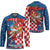 Funny Croatia Ugly Christmas Hockey Jersey Checkerboard Flag Santa Zagreb Design - Wonder Print Shop