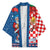 Funny Croatia Ugly Christmas Kimono Checkerboard Flag Santa Zagreb Design - Wonder Print Shop