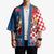 Funny Croatia Ugly Christmas Kimono Checkerboard Flag Santa Zagreb Design - Wonder Print Shop