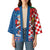 Funny Croatia Ugly Christmas Kimono Checkerboard Flag Santa Zagreb Design - Wonder Print Shop