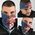 Funny Croatia Ugly Christmas Neck Gaiter Checkerboard Flag Santa Zagreb Design - Wonder Print Shop