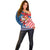 Funny Croatia Ugly Christmas Off Shoulder Sweater Checkerboard Flag Santa Zagreb Design - Wonder Print Shop