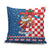 Funny Croatia Ugly Christmas Pillow Cover Checkerboard Flag Santa Zagreb Design - Wonder Print Shop