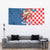Funny Croatia Ugly Christmas Tapestry Checkerboard Flag Santa Zagreb Design - Wonder Print Shop