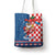 Funny Croatia Ugly Christmas Tote Bag Checkerboard Flag Santa Zagreb Design - Wonder Print Shop