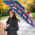 Funny Croatia Ugly Christmas Umbrella Checkerboard Flag Santa Zagreb Design - Wonder Print Shop