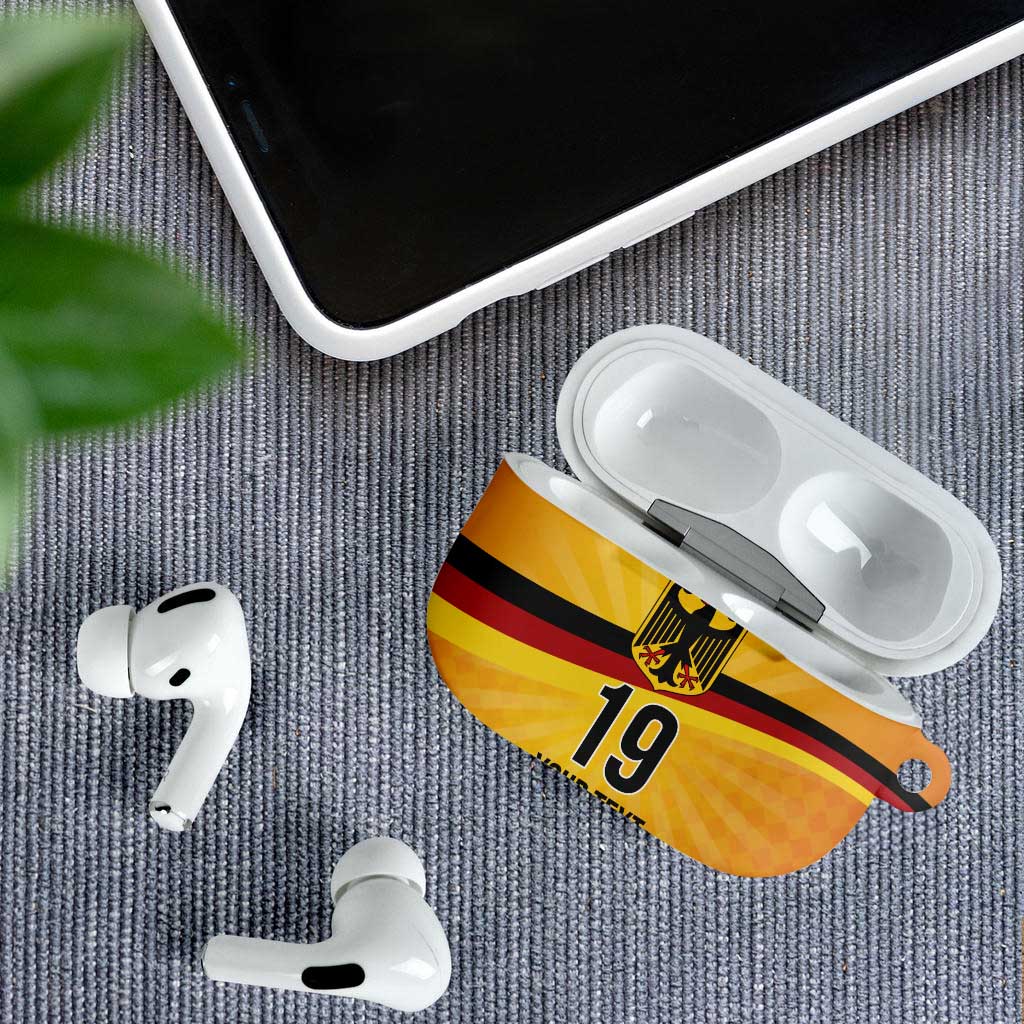 Custom Germany Heritage Eagle AirPods Case German Eagle with Flag Design - Wonder Print Shop