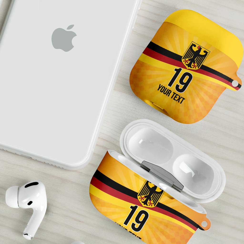 Custom Germany Heritage Eagle AirPods Case German Eagle with Flag Design - Wonder Print Shop
