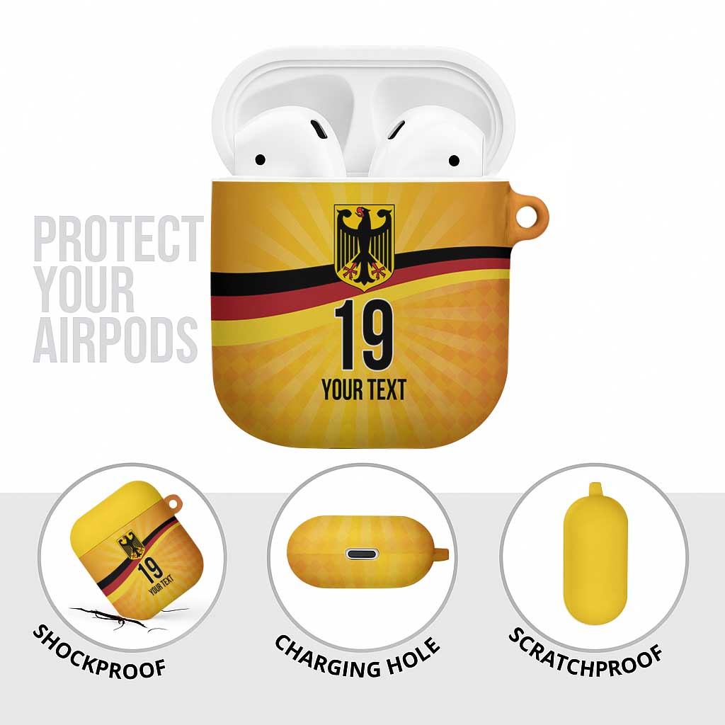 Custom Germany Heritage Eagle AirPods Case German Eagle with Flag Design - Wonder Print Shop