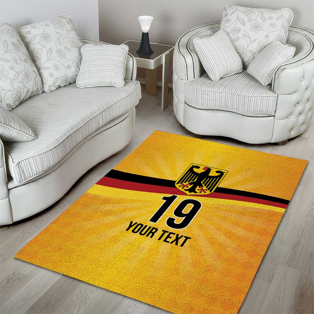 Custom Germany Heritage Eagle Area Rug German Eagle with Flag Design - Wonder Print Shop