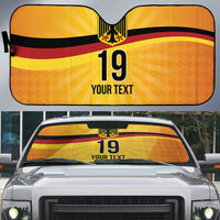 Custom Germany Heritage Eagle Auto Sun Shade German Eagle with Flag Design - Wonder Print Shop
