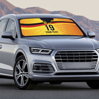 Custom Germany Heritage Eagle Auto Sun Shade German Eagle with Flag Design - Wonder Print Shop