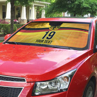 Custom Germany Heritage Eagle Auto Sun Shade German Eagle with Flag Design - Wonder Print Shop