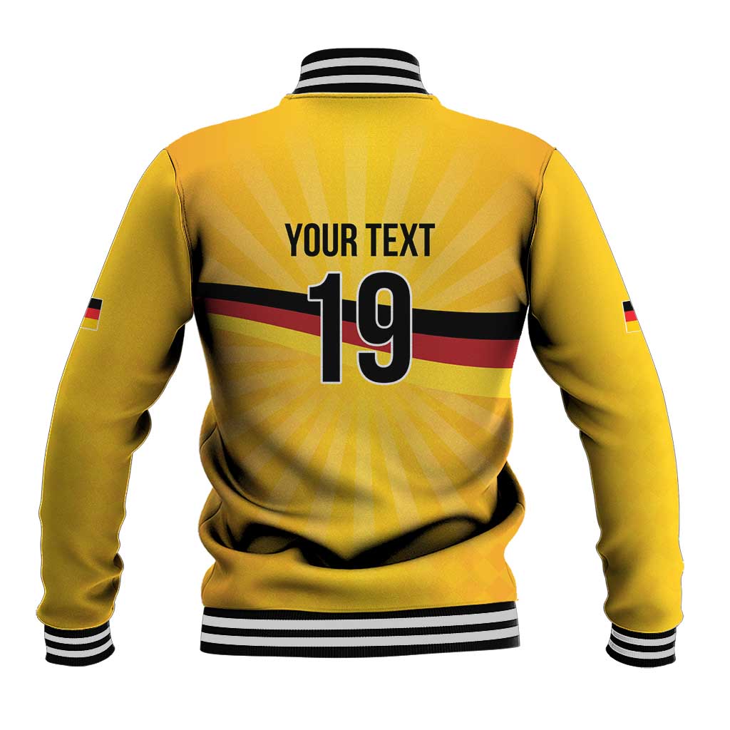 Custom Germany Heritage Eagle Baseball Jacket German Eagle with Flag Design - Wonder Print Shop