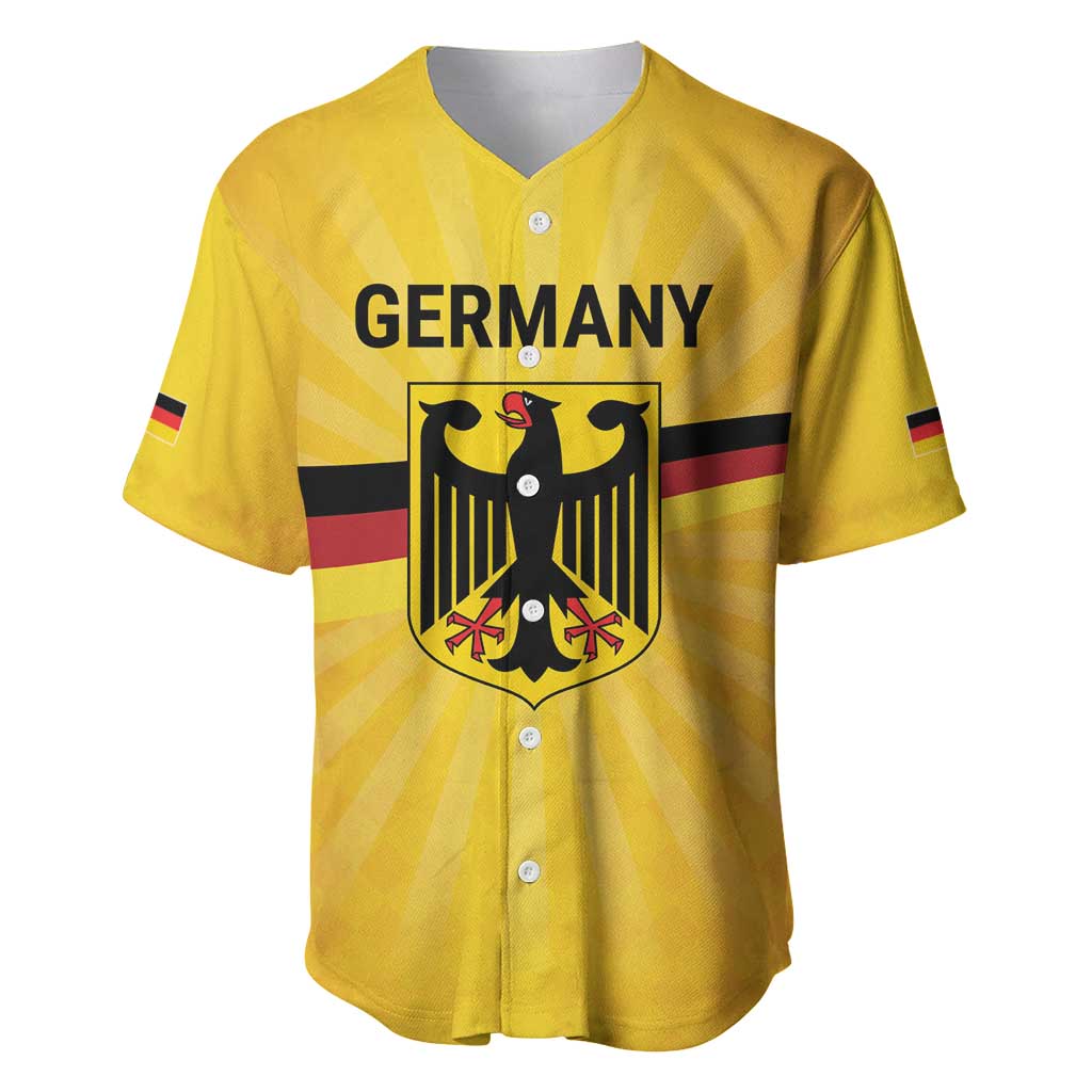 Custom Germany Heritage Eagle Baseball Jersey German Eagle with Flag Design - Wonder Print Shop